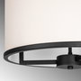 Opviq Way - 11651 Lámpara de Araña Blanco y Negro